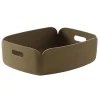 Muuto Restore Tray Opbergmand Bruin Groen