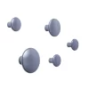 Muuto The Dots Metal Haak Set Van 5 Pale Blue
