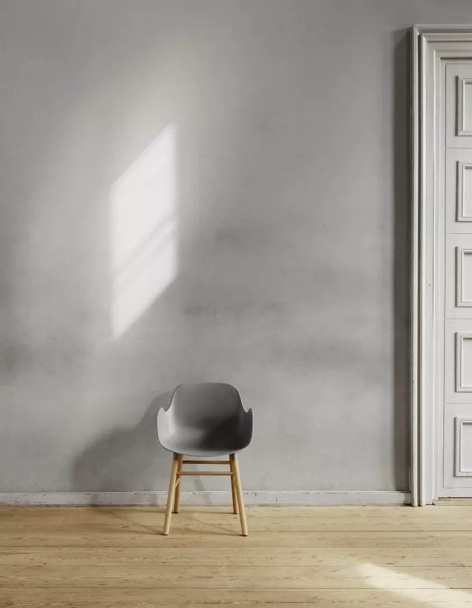 Normann Copenhagen Form Armchair Stoel Met Eiken Onderstel Zwart 20 Normann Copenhagen Form Armchair Stoel Met Eiken Onderstel Zwart - Afbeelding 20