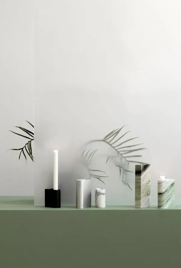 Northern Monolith Kandelaar Tall Wit Marmer 5 Northern Monolith Kandelaar Tall Wit Marmer - Afbeelding 5