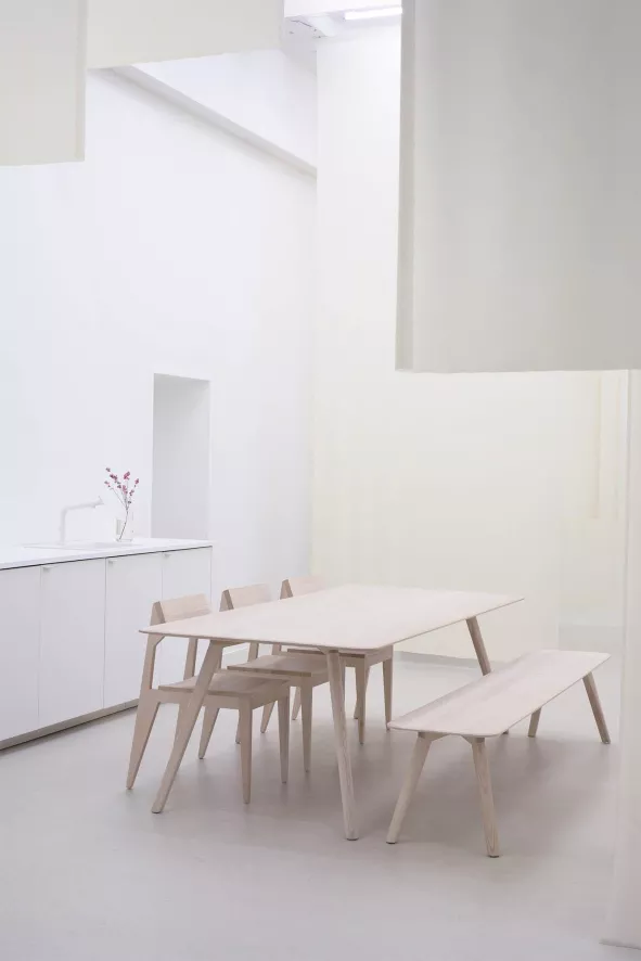 Objekte Unserer Tage Meyer Eetbank 200 Waxed Eiken 3 Objekte Unserer Tage Meyer Eetbank 200 Waxed Eiken - Afbeelding 3