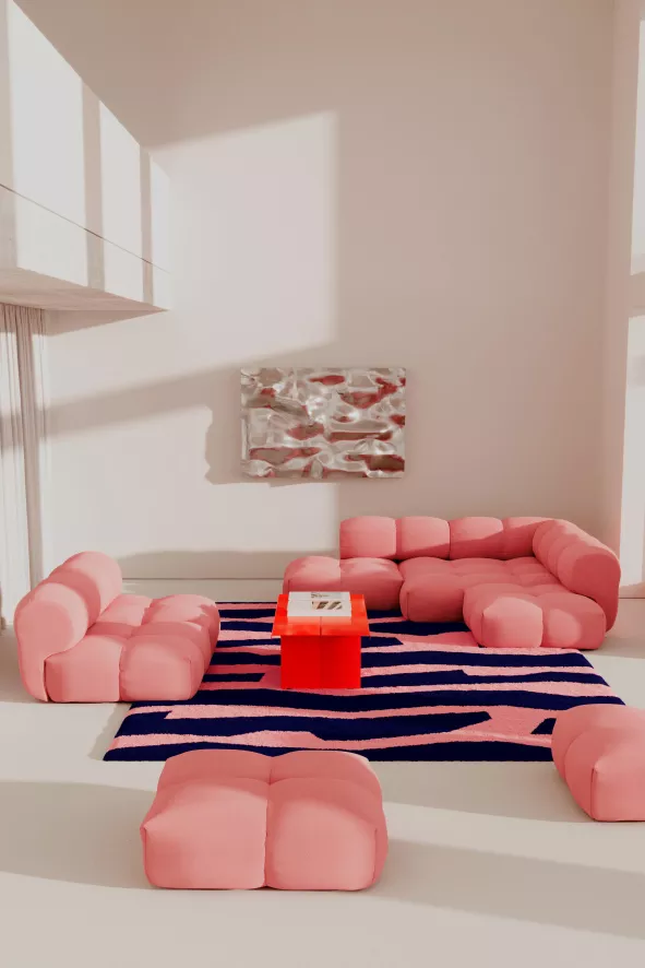 Objekte Unserer Tage Sander 2-zits Bank Sand 3 Objekte Unserer Tage Sander 2-zits Bank Sand - Afbeelding 3