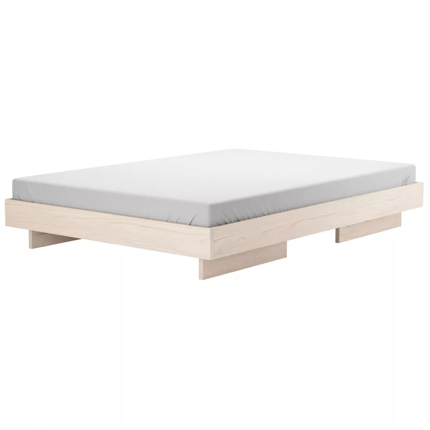 Objekte Unserer Tage Zians Bed 140x200 Essen Wit 2 Objekte Unserer Tage Zians Bed 140x200 Essen Wit - Afbeelding 2