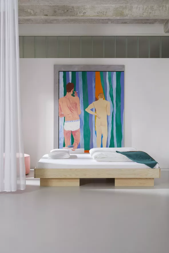 Objekte Unserer Tage Zians Bed 140x200 Eiken Wit 3 Objekte Unserer Tage Zians Bed 140x200 Eiken Wit - Afbeelding 3