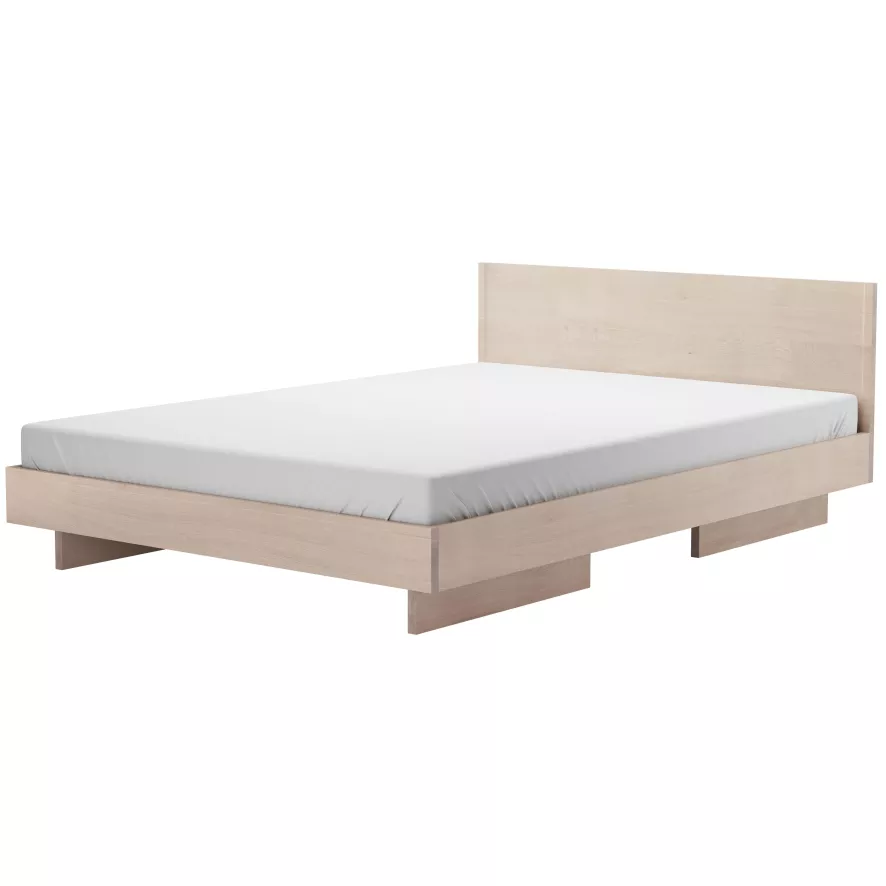 Objekte Unserer Tage Zians Bed Met Hoofdbord 160x200 Eiken Wit 2 Objekte Unserer Tage Zians Bed Met Hoofdbord 160x200 Eiken Wit - Afbeelding 2
