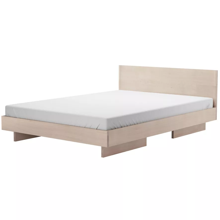 Objekte Unserer Tage Zians Bed Met Hoofdbord 160x200 Eiken Wit 1 Objekte Unserer Tage Zians Bed Met Hoofdbord 160x200 Eiken Wit