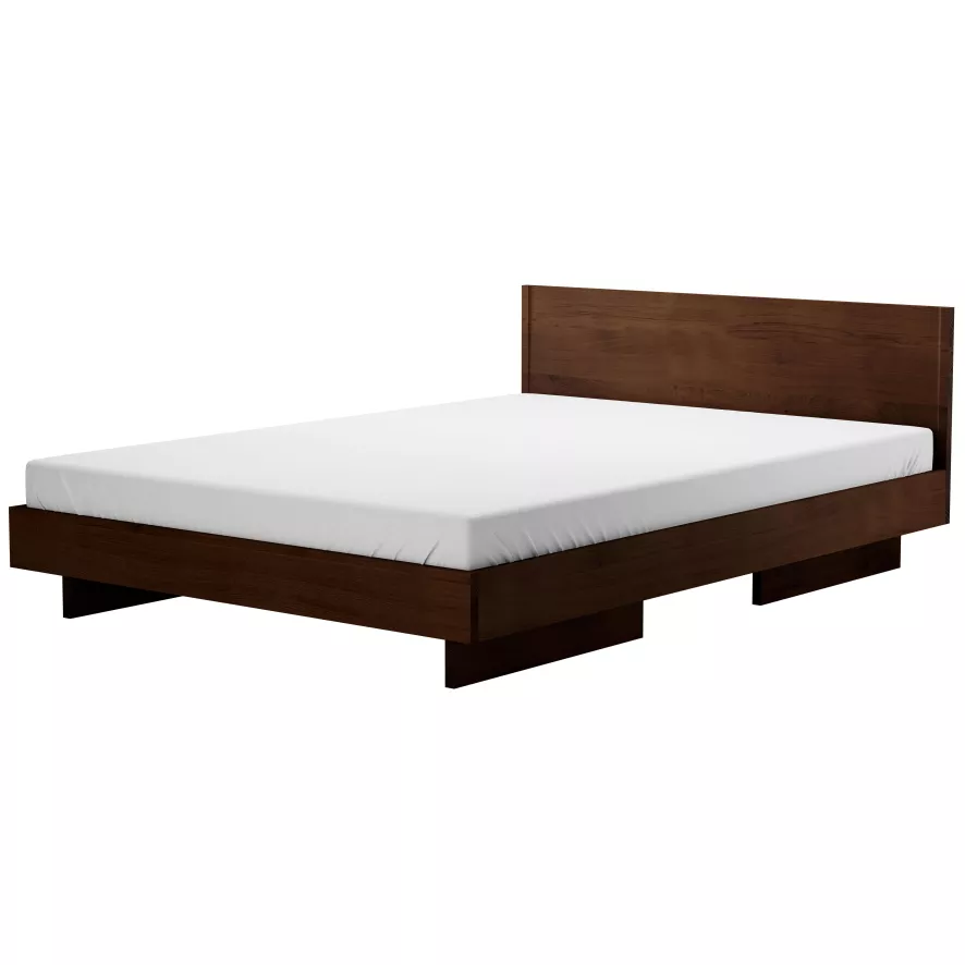 Objekte Unserer Tage Zians Bed Met Hoofdbord 180x200 Walnoot Naturel 1 Objekte Unserer Tage Zians Bed Met Hoofdbord 180x200 Walnoot Naturel