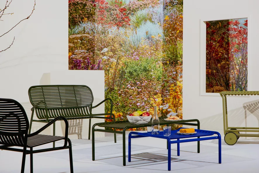 Petite Friture Week-end Tuinbank 2-zits Geel 4 Petite Friture Week-end Tuinbank 2-zits Geel - Afbeelding 4