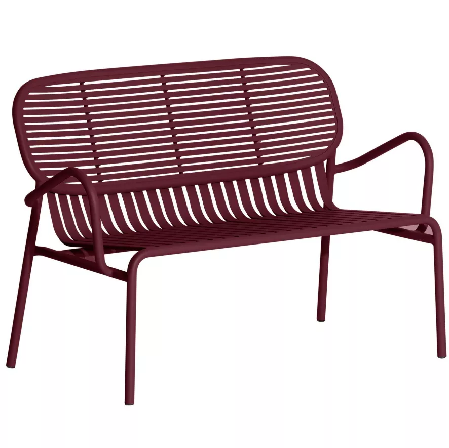 Petite Friture Week-end Tuinbank 2-zits Geel 2 Petite Friture Week-end Tuinbank 2-zits Geel - Afbeelding 2