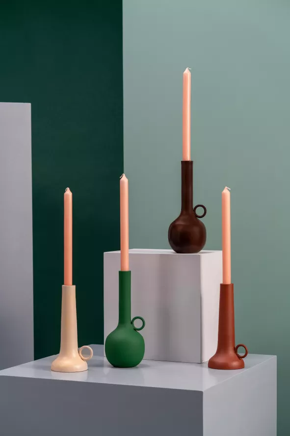 POLSPOTTEN Spartan Kandelaar 26 Oranje 6 POLSPOTTEN Spartan Kandelaar 26 Oranje - Afbeelding 6