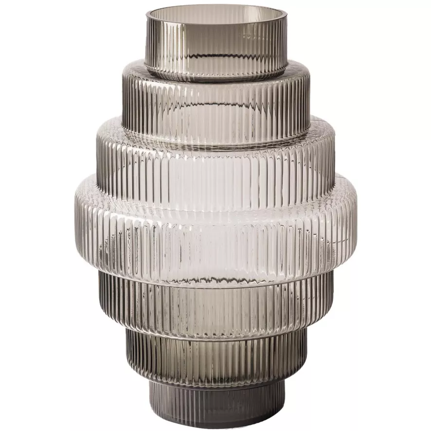 POLSPOTTEN Steps Vaas Small Amber 2 POLSPOTTEN Steps Vaas Small Amber - Afbeelding 2