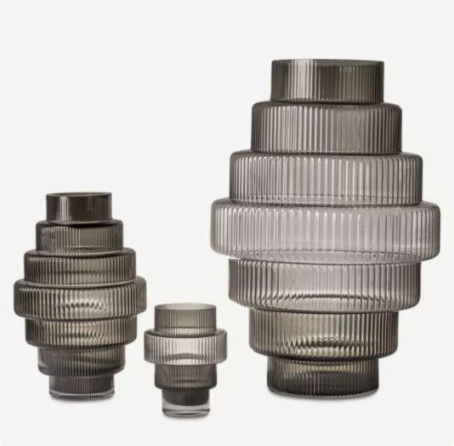 POLSPOTTEN Steps Vaas Small Amber 7 POLSPOTTEN Steps Vaas Small Amber - Afbeelding 7