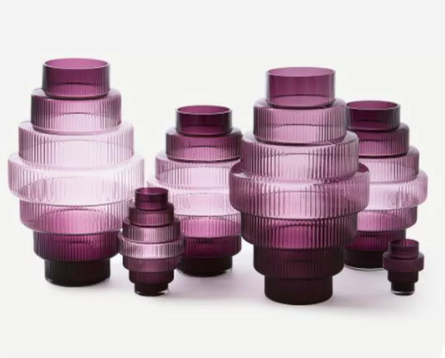 POLSPOTTEN Steps Vaas Small Amber 11 POLSPOTTEN Steps Vaas Small Amber - Afbeelding 11