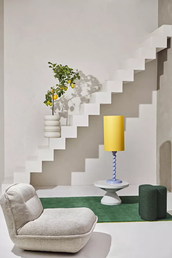 POLSPOTTEN Zig Zag Salontafel Olijf 9 POLSPOTTEN Zig Zag Salontafel Olijf - Afbeelding 9