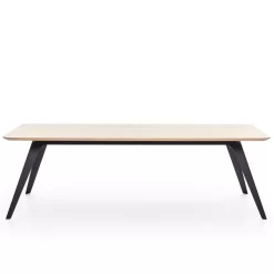 Puik Fold Tafel 200x95 Naturel, Zwart Onderstel
