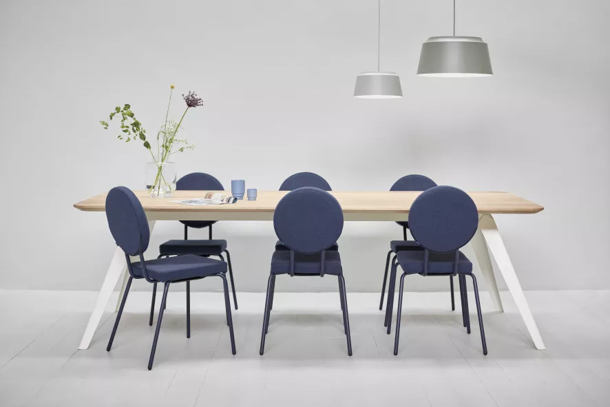 Puik Fold Tafel 200x95 Naturel, Zwart Onderstel 6 Puik Fold Tafel 200x95 Naturel, Zwart Onderstel - Afbeelding 6