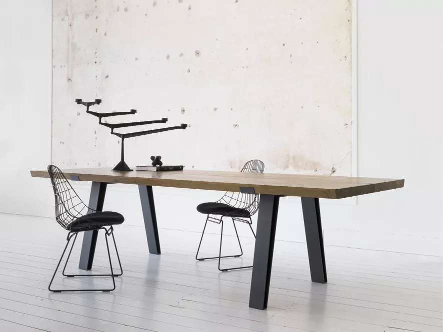 QLiv Side-to-Side Tafel 180x90 American Walnut 3 QLiv Side-to-Side Tafel 180x90 American Walnut - Afbeelding 3