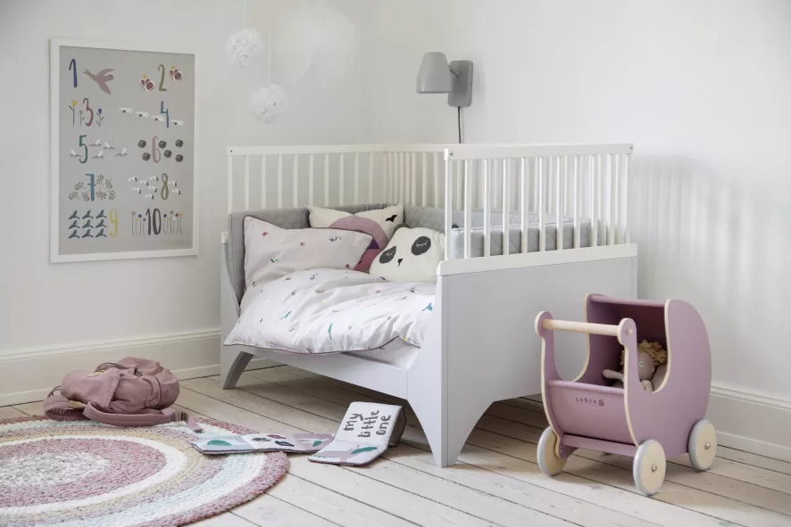 Sebra Poppenwagen Speelgoed Blossom Pink 4 Sebra Poppenwagen Speelgoed Blossom Pink - Afbeelding 4