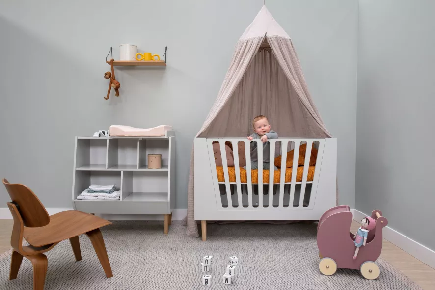 Sebra Poppenwagen Speelgoed Blossom Pink 9 Sebra Poppenwagen Speelgoed Blossom Pink - Afbeelding 9