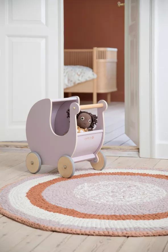 Sebra Poppenwagen Speelgoed Blossom Pink 11 Sebra Poppenwagen Speelgoed Blossom Pink - Afbeelding 11