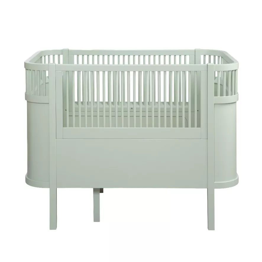 Sebra Tweedekansje - Sebra Kili Baby Ledikant Mist Green 1 Sebra Tweedekansje - Sebra Kili Baby Ledikant Mist Green