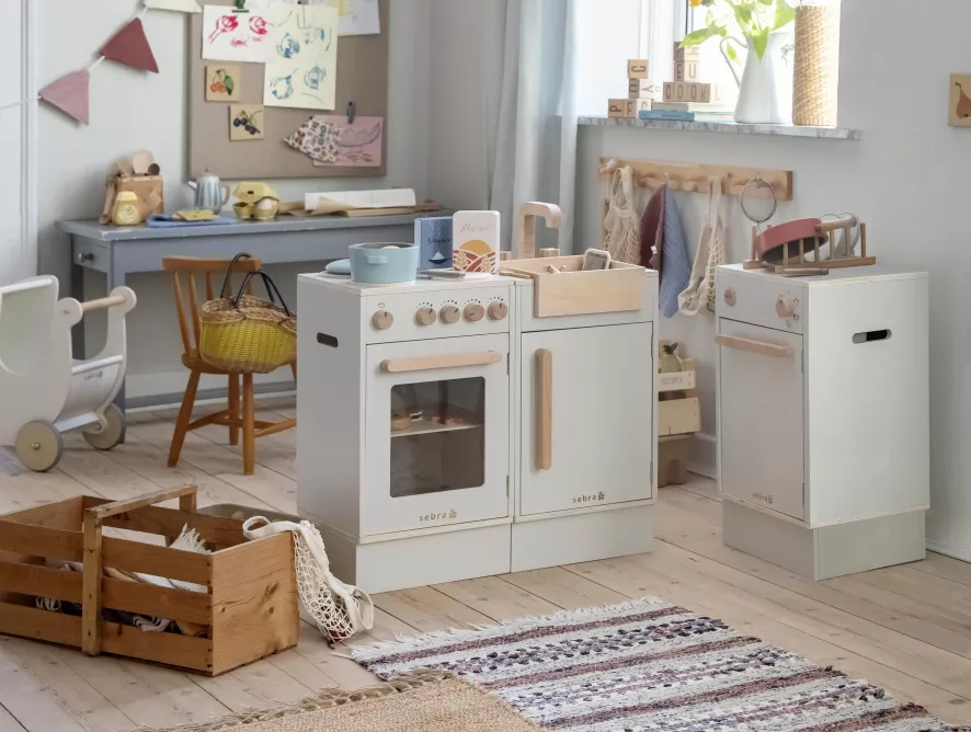 Sebra The Sebra Kidchen Stove Fornuis Speelgoed Beige 5 Sebra The Sebra Kidchen Stove Fornuis Speelgoed Beige - Afbeelding 5