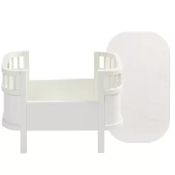 Sebra The Sebra Poppenbed Speelgoed Classic White Incl Matras