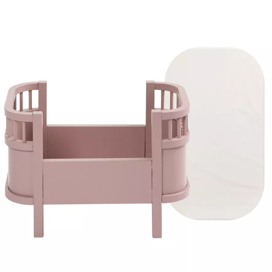 Sebra The Sebra Poppenbed Speelgoed Blossom Pink Incl Matras 1 Sebra The Sebra Poppenbed Speelgoed Blossom Pink Incl Matras