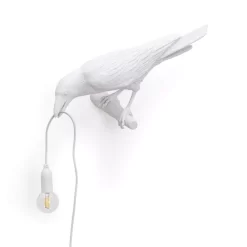 Seletti Bird Looking Wandlamp Links Wit