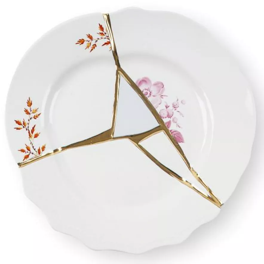 Seletti Kintsugi Dessertbord Ø21 1 2 Seletti Kintsugi Dessertbord Ø21 1 - Afbeelding 2