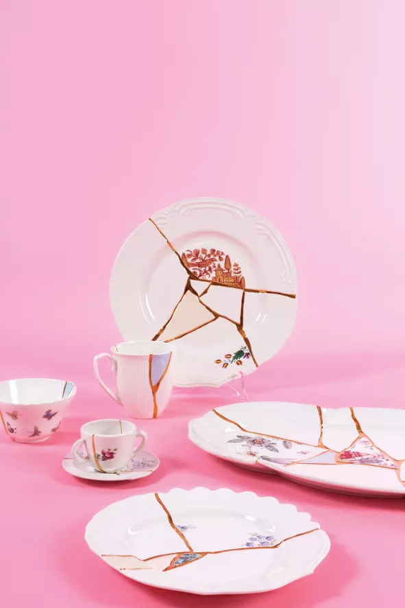 Seletti Kintsugi Dessertbord Ø21 1 7 Seletti Kintsugi Dessertbord Ø21 1 - Afbeelding 7