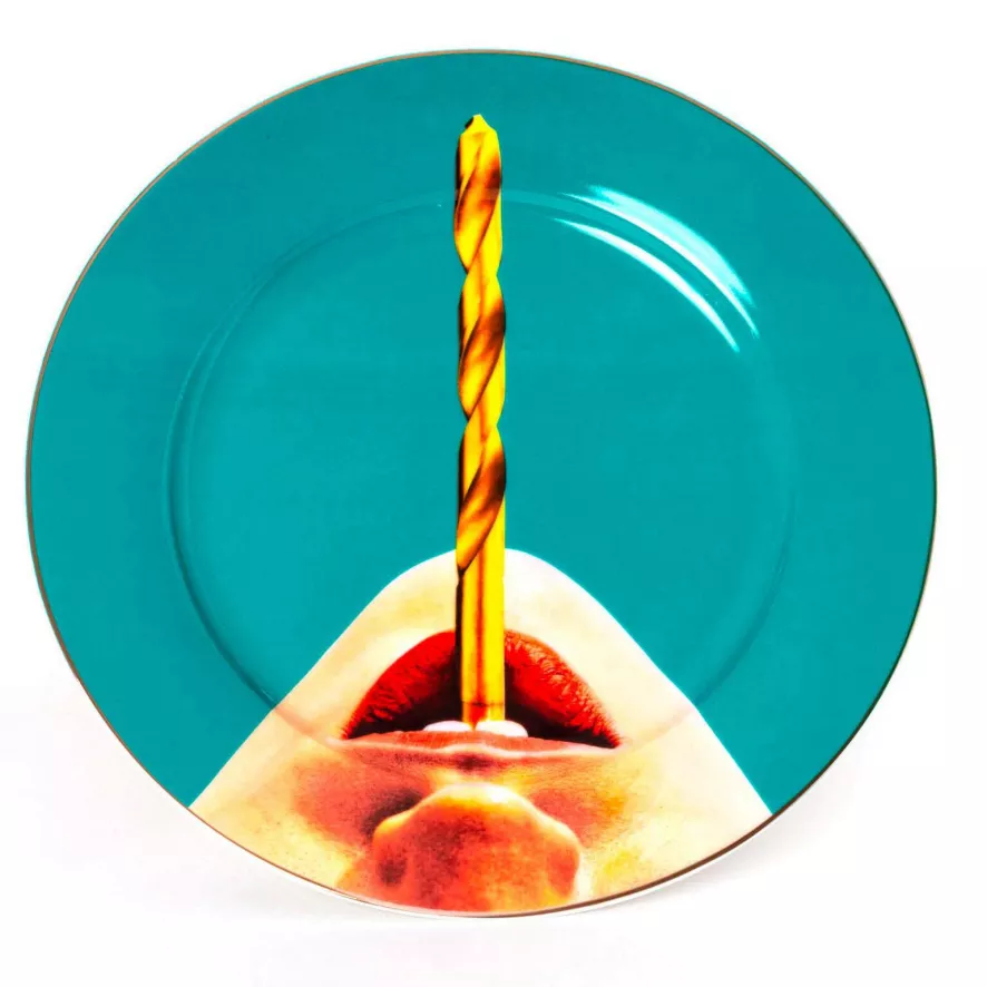 Seletti Toiletpaper Dinerbord Ø27 Porselein Revolver 2 Seletti Toiletpaper Dinerbord Ø27 Porselein Revolver - Afbeelding 2