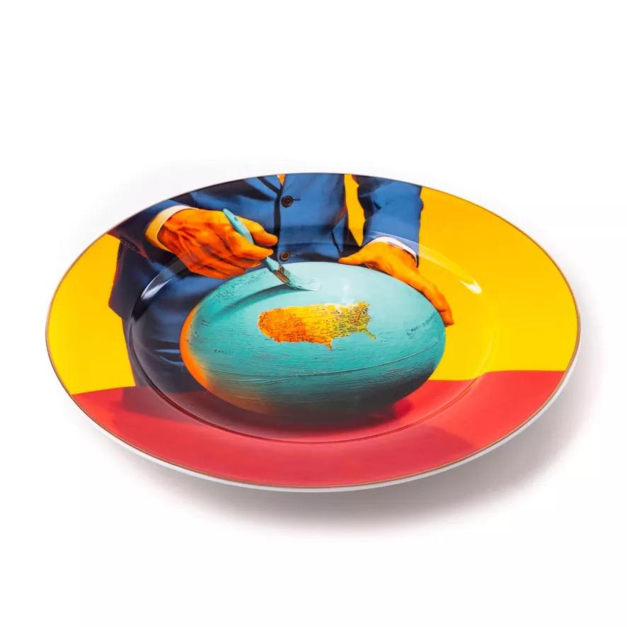 Seletti Toiletpaper Dinerbord Ø27 Porselein Revolver 12 Seletti Toiletpaper Dinerbord Ø27 Porselein Revolver - Afbeelding 12