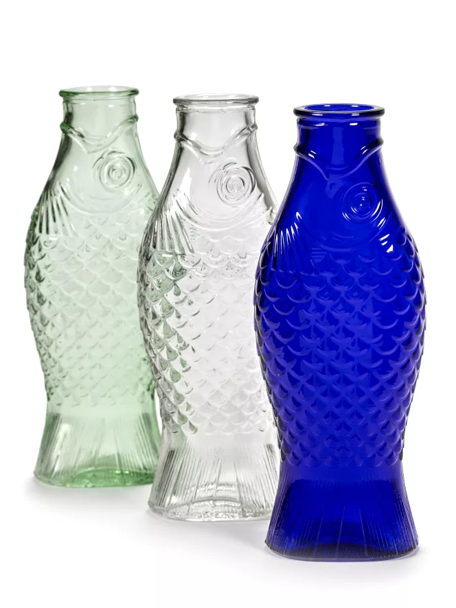 Serax Fish & Fish By Paola Navone Karaf 1L Groen 8 Serax Fish & Fish By Paola Navone Karaf 1L Groen - Afbeelding 8