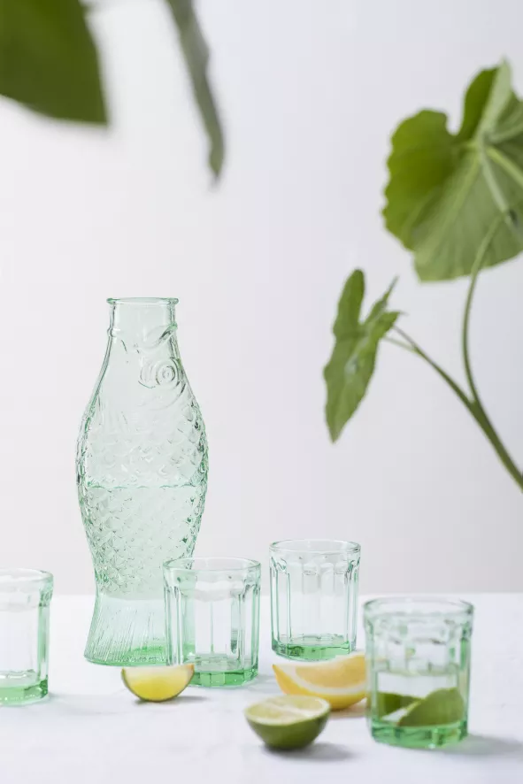 Serax Fish & Fish By Paola Navone Karaf 1L Groen 10 Serax Fish & Fish By Paola Navone Karaf 1L Groen - Afbeelding 10