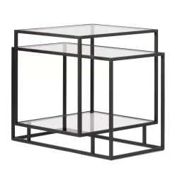 Spectrum Tangled Bijzettafel Helder Glas