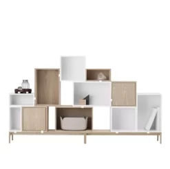 Muuto Stacked 2.0 Kast Met Backboard Medium Eiken/lichtgroen -Meubelwinkel x886x886 stacked 2 0 kast met backboard small9.jpg.pagespeed.ic .cYUv0UfWPJ 1