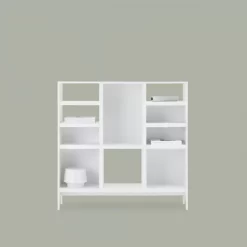 Muuto Stacked 2.0 Kast Met Backboard Medium Eiken/lichtgroen -Meubelwinkel x886x886 stacked 2 0 kast small open28.jpg.pagespeed.ic . aRiqo7l X