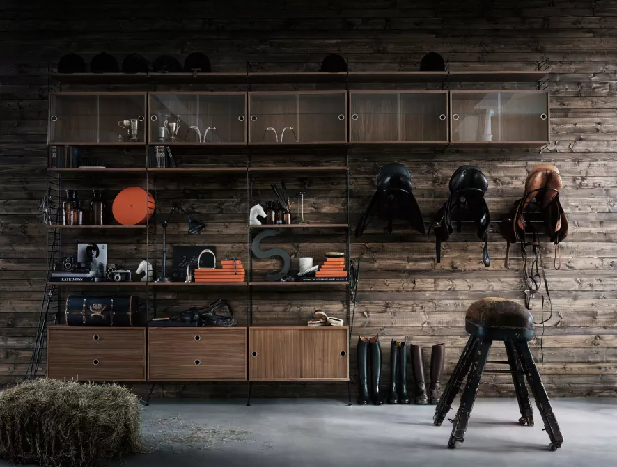 String Furniture Kast Met Schuifdeur 78 X 30 X 42 Cm Beige 8 String Furniture Kast Met Schuifdeur 78 X 30 X 42 Cm Beige - Afbeelding 8