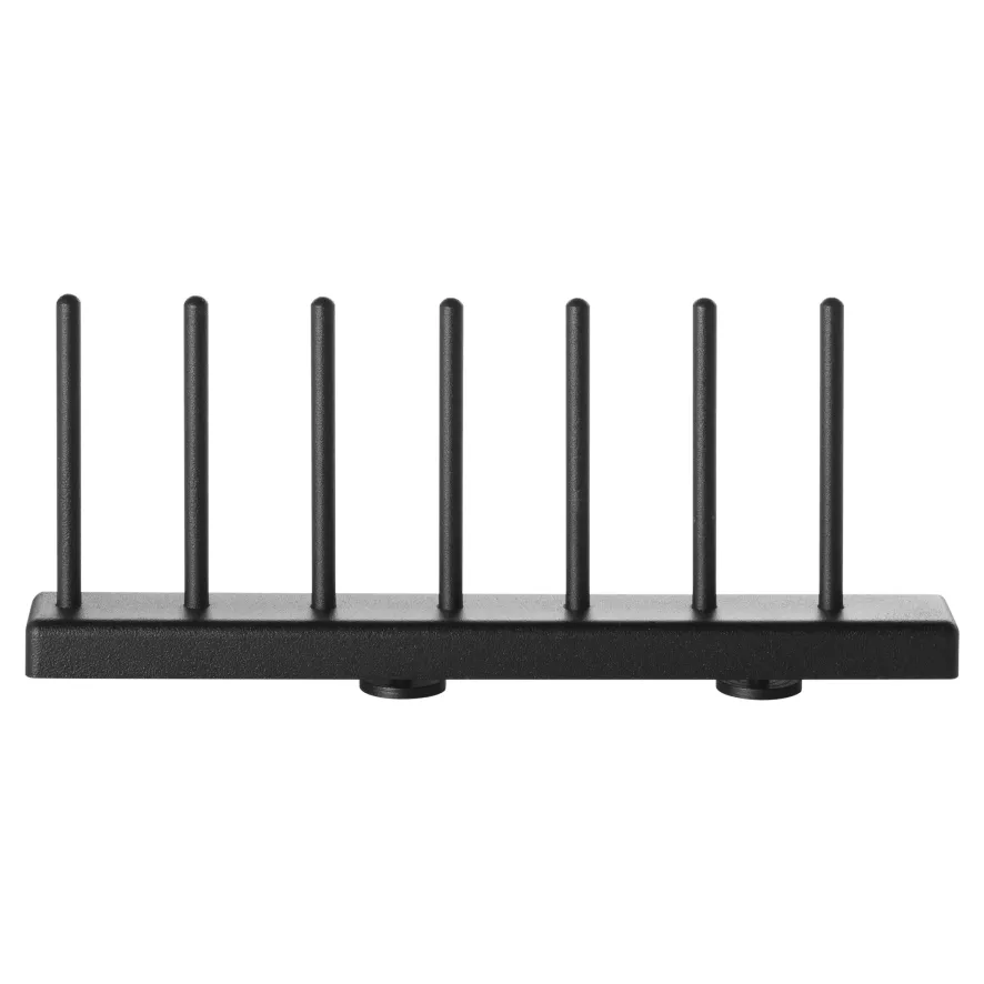 String Furniture Plate Rack 20cm Set Van 2 Zwart 1 String Furniture Plate Rack 20cm Set Van 2 Zwart