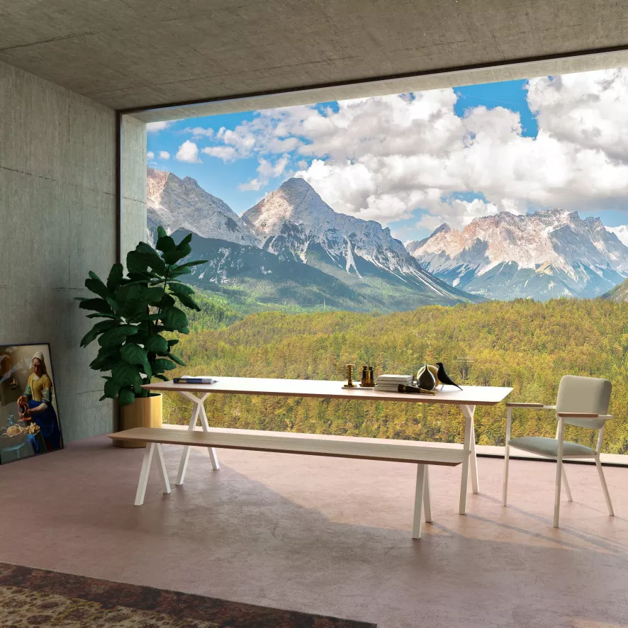 Studio HENK Slim X-Type Tafel 300x100 Zwart Frame, Hardwax Light 3041, Verjongd Ronde Hoeken 3 Studio HENK Slim X-Type Tafel 300x100 Zwart Frame, Hardwax Light 3041, Verjongd Ronde Hoeken - Afbeelding 3