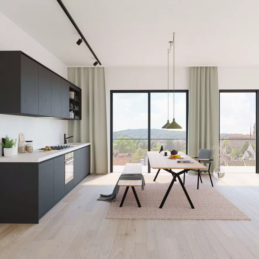 Studio HENK Slim X-Type Tafel 300x100 Zwart Frame, Hardwax Light 3041, Verjongd Ronde Hoeken 8 Studio HENK Slim X-Type Tafel 300x100 Zwart Frame, Hardwax Light 3041, Verjongd Ronde Hoeken - Afbeelding 8