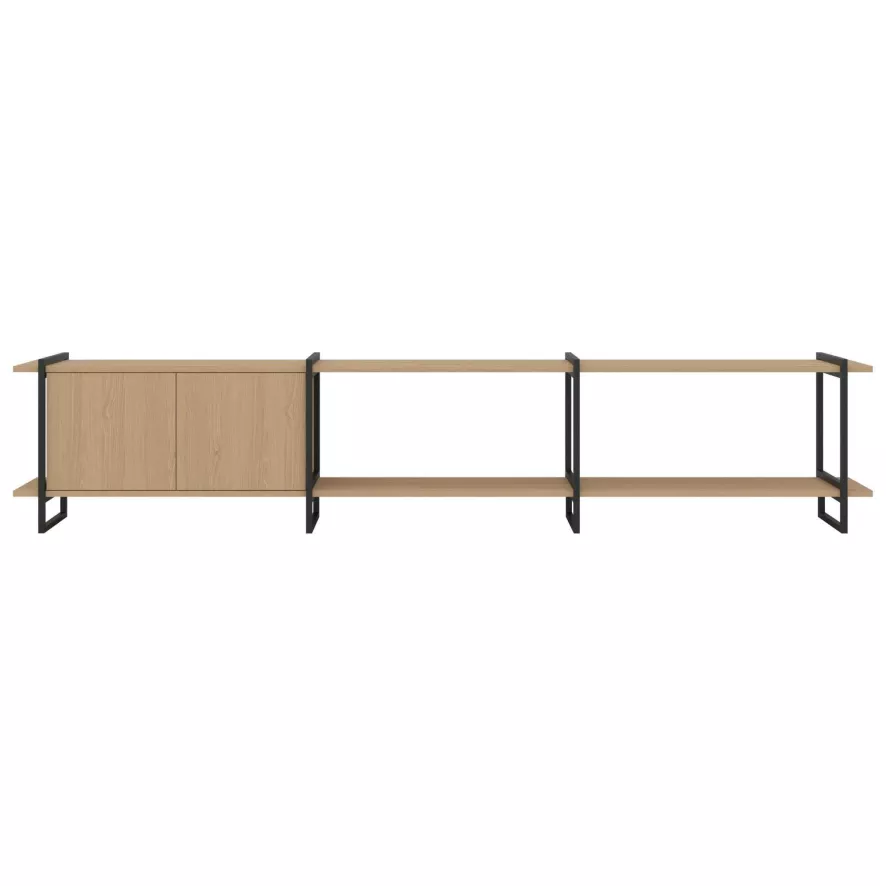 Studio HENK Modular Cabinet MC-2L Kast 290x59 Zwart 1 Studio HENK Modular Cabinet MC-2L Kast 290x59 Zwart