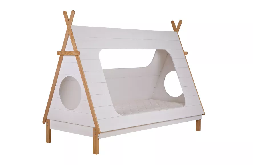 WOOOD Exclusive Tipi Kinderbed 90x200 Wit 18 WOOOD Exclusive Tipi Kinderbed 90x200 Wit - Afbeelding 18