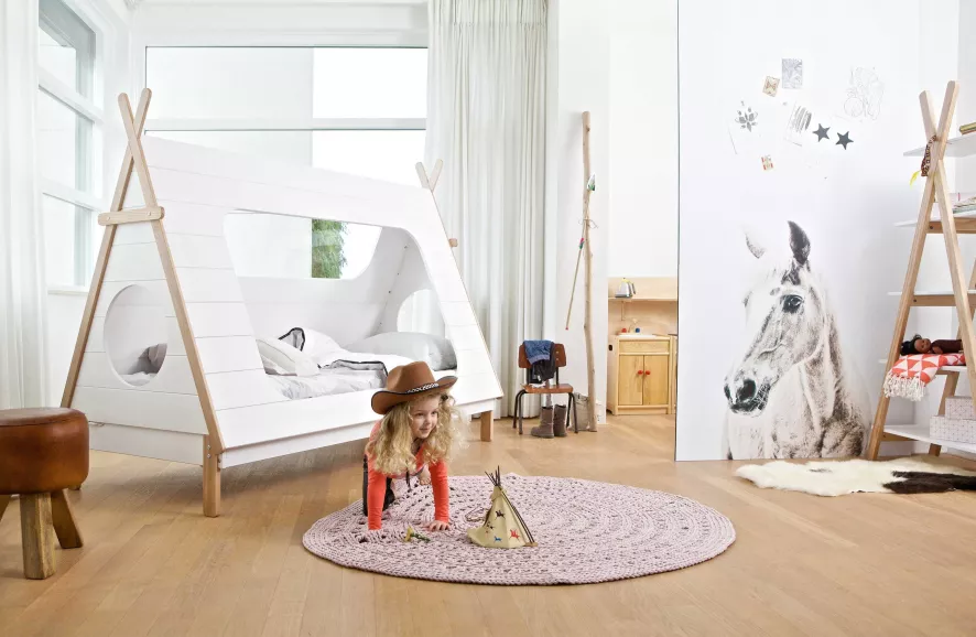 WOOOD Exclusive Tipi Kinderbed 90x200 Wit 11 WOOOD Exclusive Tipi Kinderbed 90x200 Wit - Afbeelding 11