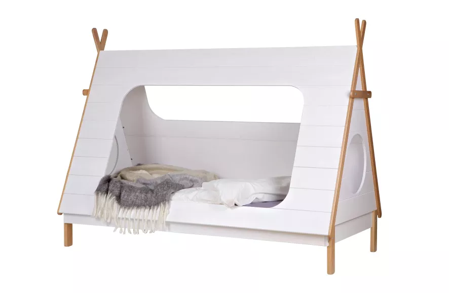 WOOOD Exclusive Tipi Kinderbed 90x200 Wit 14 WOOOD Exclusive Tipi Kinderbed 90x200 Wit - Afbeelding 14