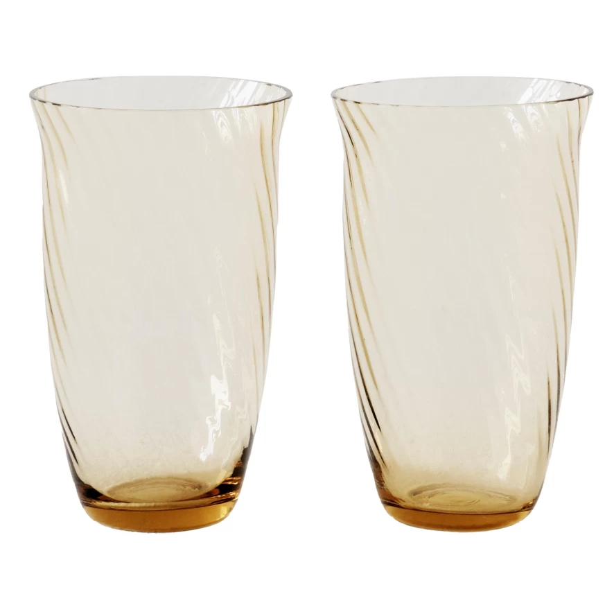 &tradition Collect SC60 Glazen Set Van 2 Amber 1 &tradition Collect SC60 Glazen Set Van 2 Amber