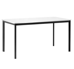 &tradition Drip HW58 Tafel 140x80 Zwart Onderstel White Fenix