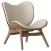 Umage A Conversation Piece Low Fauteuil Donker Eiken, White Sands