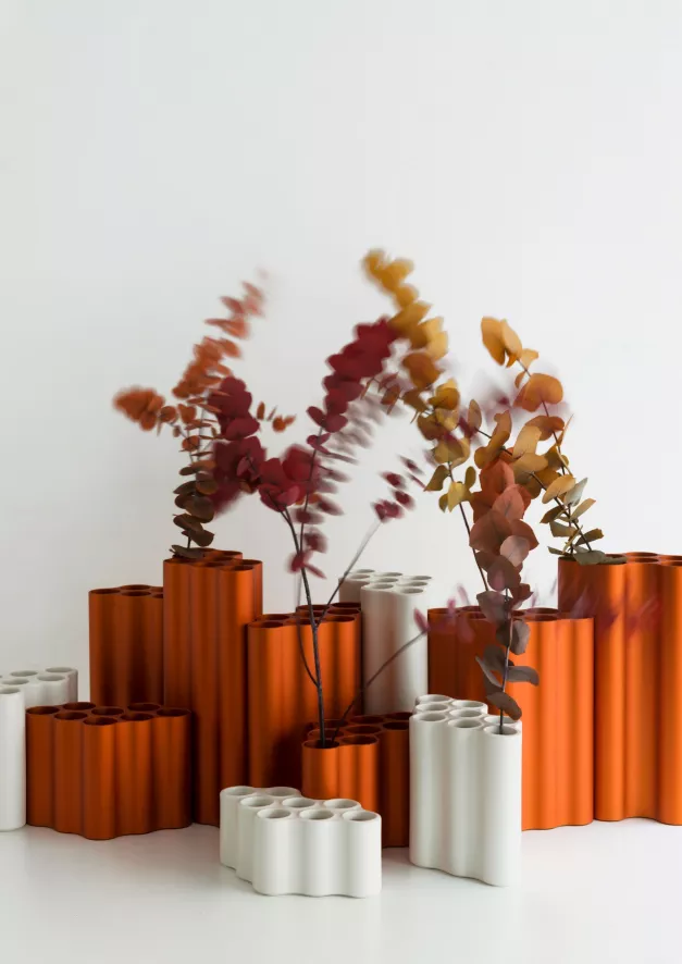 Vitra Nuage Vaas Large Steel Blue 17 Vitra Nuage Vaas Large Steel Blue - Afbeelding 17